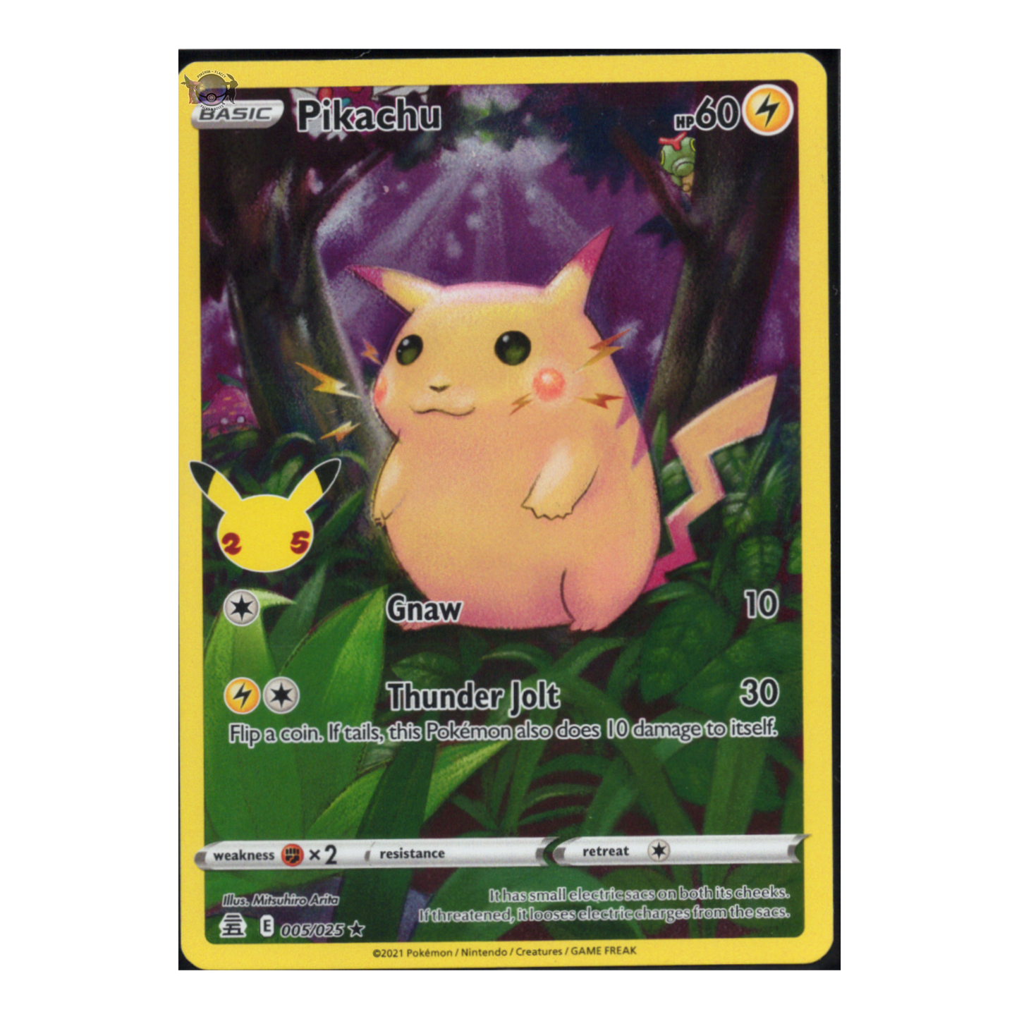 Pikachu - 005/025 - Sword & Shield : Celebrations