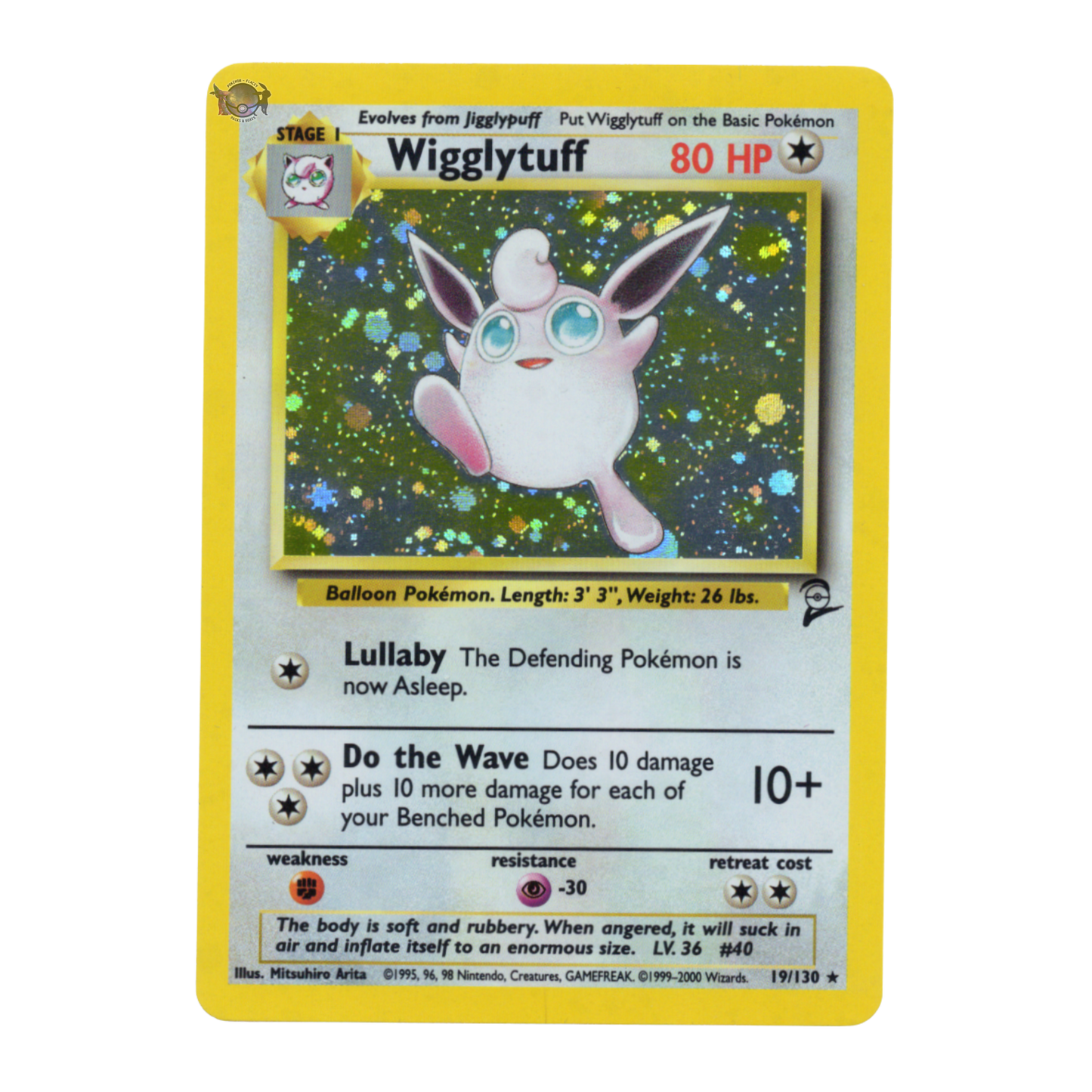 Wigglytuff – 19/130 - Base set 2