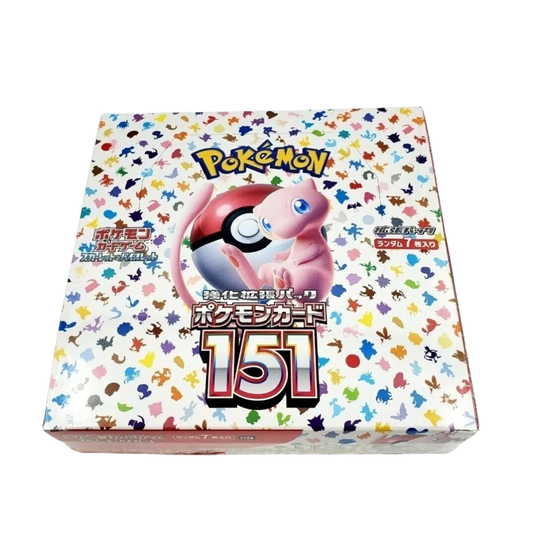 (Japansk) Pokemon Display (Booster Box) - Scarlet & Violet: SV2a: Pokemon Card 151 - 20 Boosters