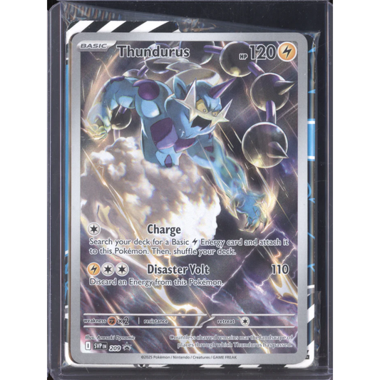 Thundurus - Sealed Promo - Nr. 209 - Scarlet & Violet : Black Bolt