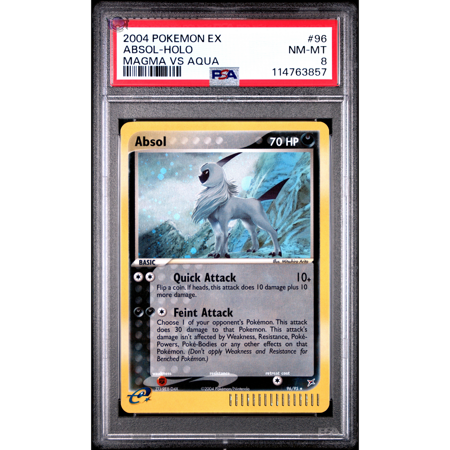 Absol - 96/95 - PSA 8 - EX Era : Team Magma VS Team Aqua