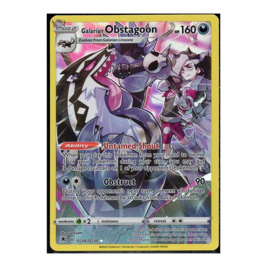 Galarian Obstagoon - TG10/TG30 - Sword & Shield : Astral Radiance