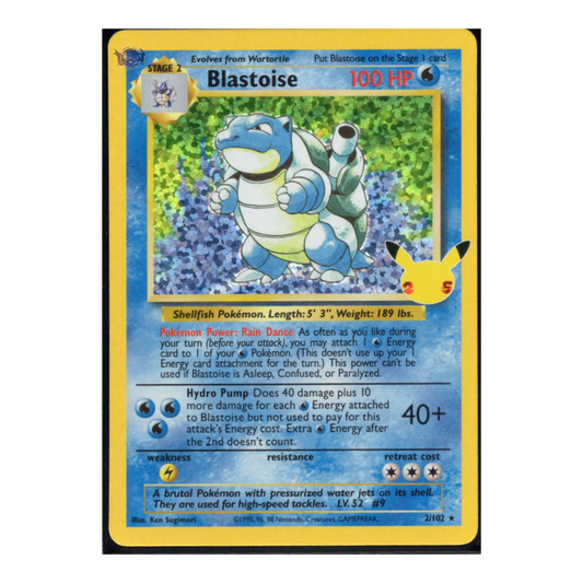 Blastoise - 2/102 - Sword & Shield : Celebrations