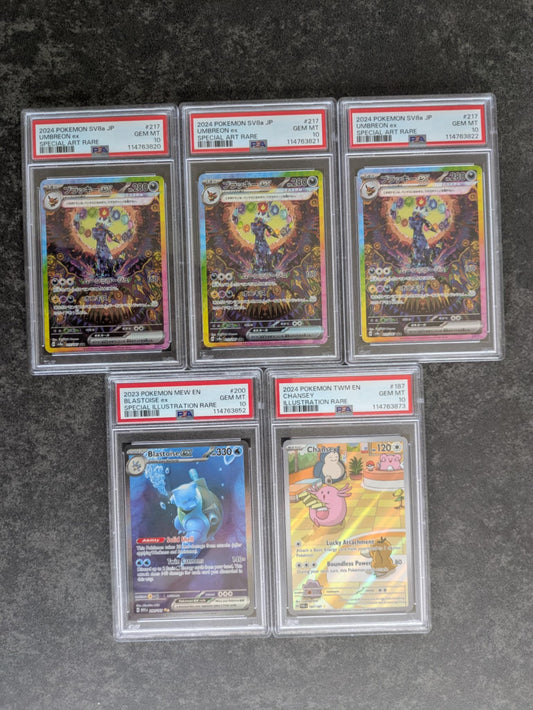 PokemonFlaccy : Slap Chansey Illustration Rare 187/167 psa 10