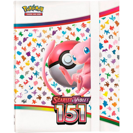 151 ´Mappe - Pokemon: Scarlet & Violet: 151 (Mew) Pro-Binder (Plads til 360 kort)