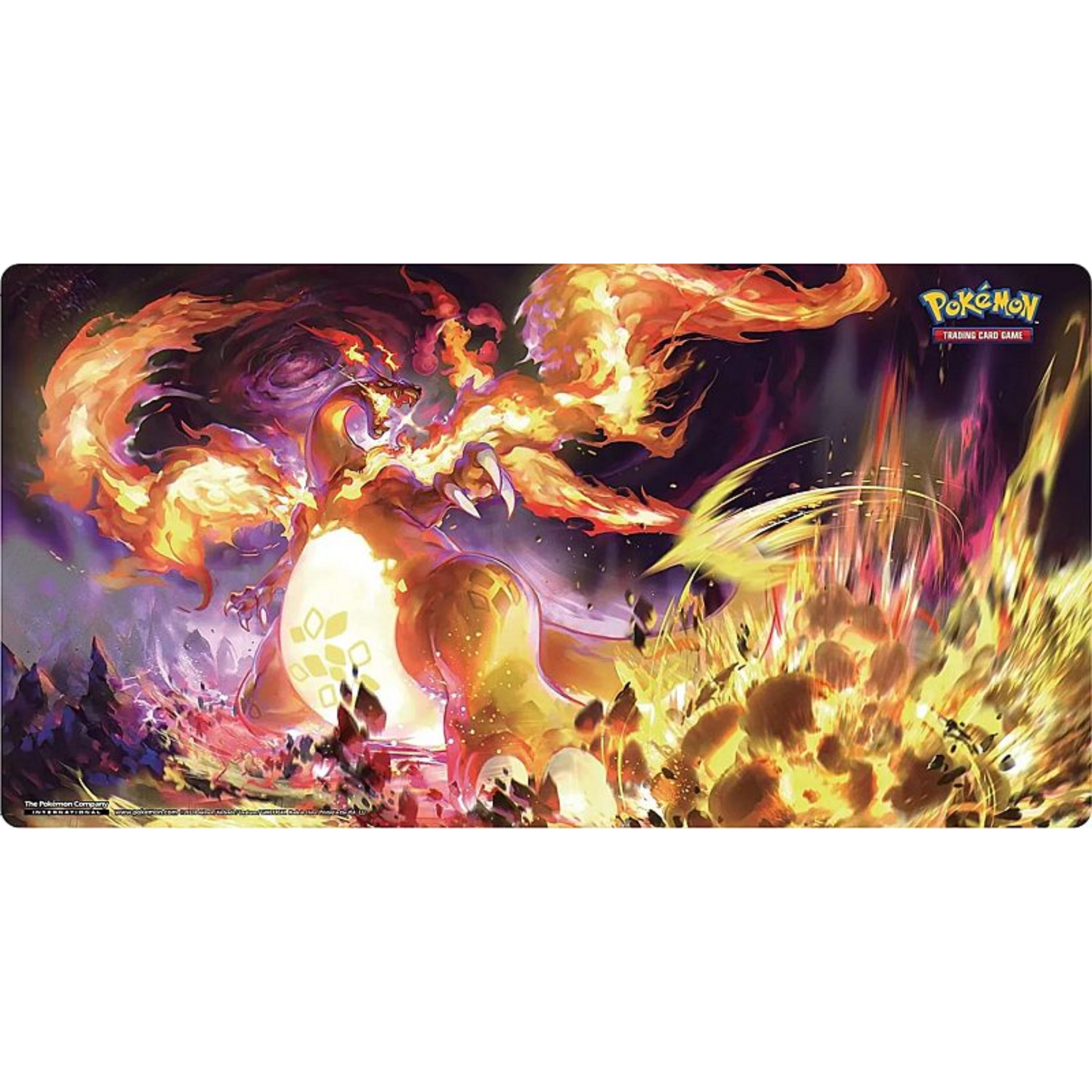 Pokemon Spillemåtte - Gigantamax Charizard (VMAX) - Charizard Ultra-Premium Collection Playmat