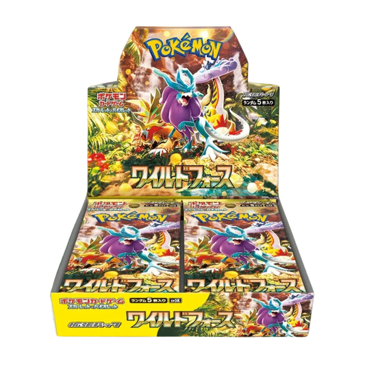 (Japansk) Pokemon Display (Booster Box) - Scarlet & Violet: SV5K: Wild Force - 30 Boosters
