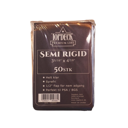 Semi Rigid Card Holder - Topdeck Premium Line (50 stk)
