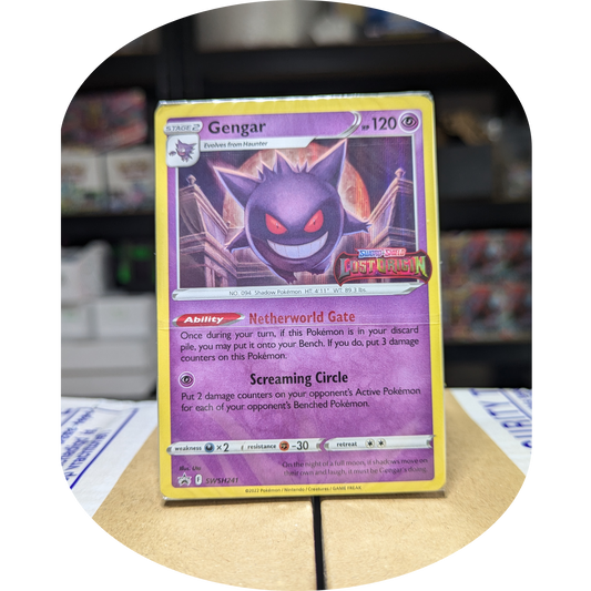 Prerelease Promo Pakker Sealed - Gengar SWSH241 - Machamp SWSH243 - Comfey SWSH242 - Finneon SWSH240 -Lost Origin