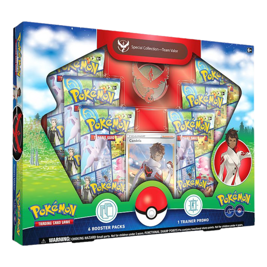 Pokemon GO Box: Team Valor (6 Boosters)