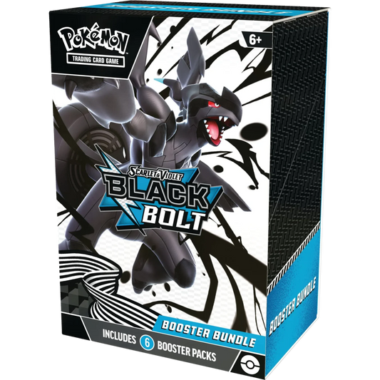 Pokemon Booster Bundle - Scarlet & Violet: Black Bolt Booster Pack Bundle (6 Pakker)