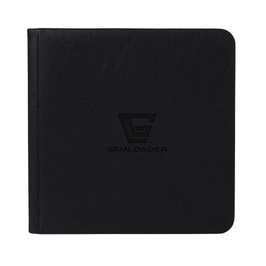 Gemloader - Semi-Rigid Card Saver Collectors Binder - Sort - (168-kort) - 2X3