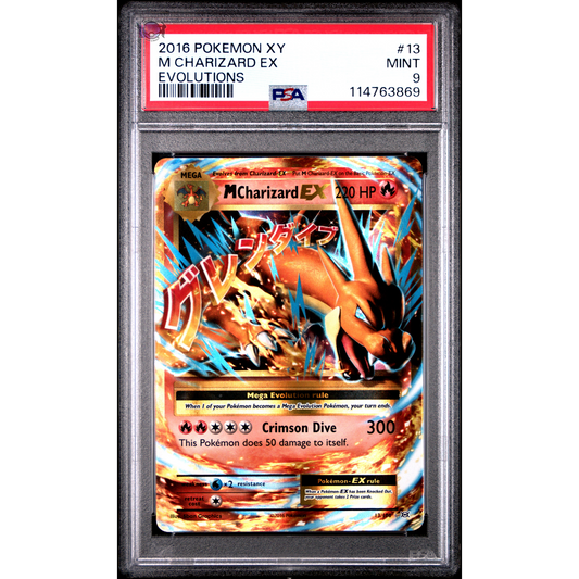 Mega Charizard EX - 13/108 - PSA 9 - XY : Evolutions