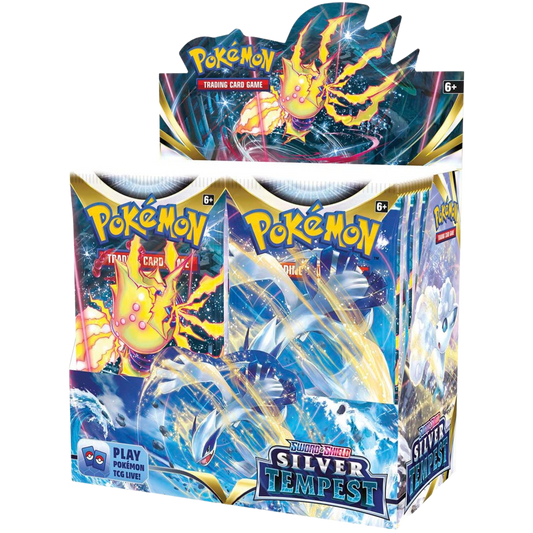Pokemon Display (Booster Box) - Sword & Shield: Silver Tempest - 36 Boosters