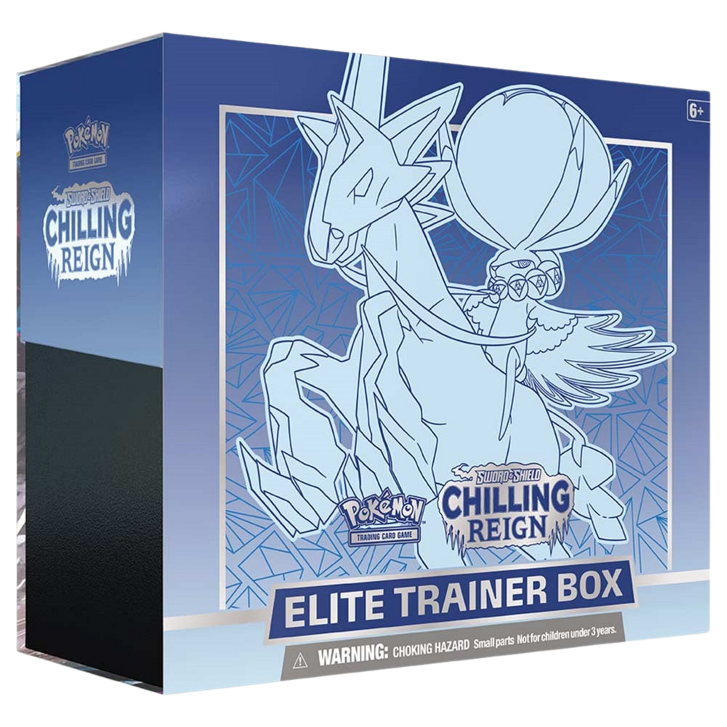 Pokemon Sword & Shield: Chilling Reign Elite Trainer Box: Chilling Reign (Purple) OR Chilling Reign (Blue)