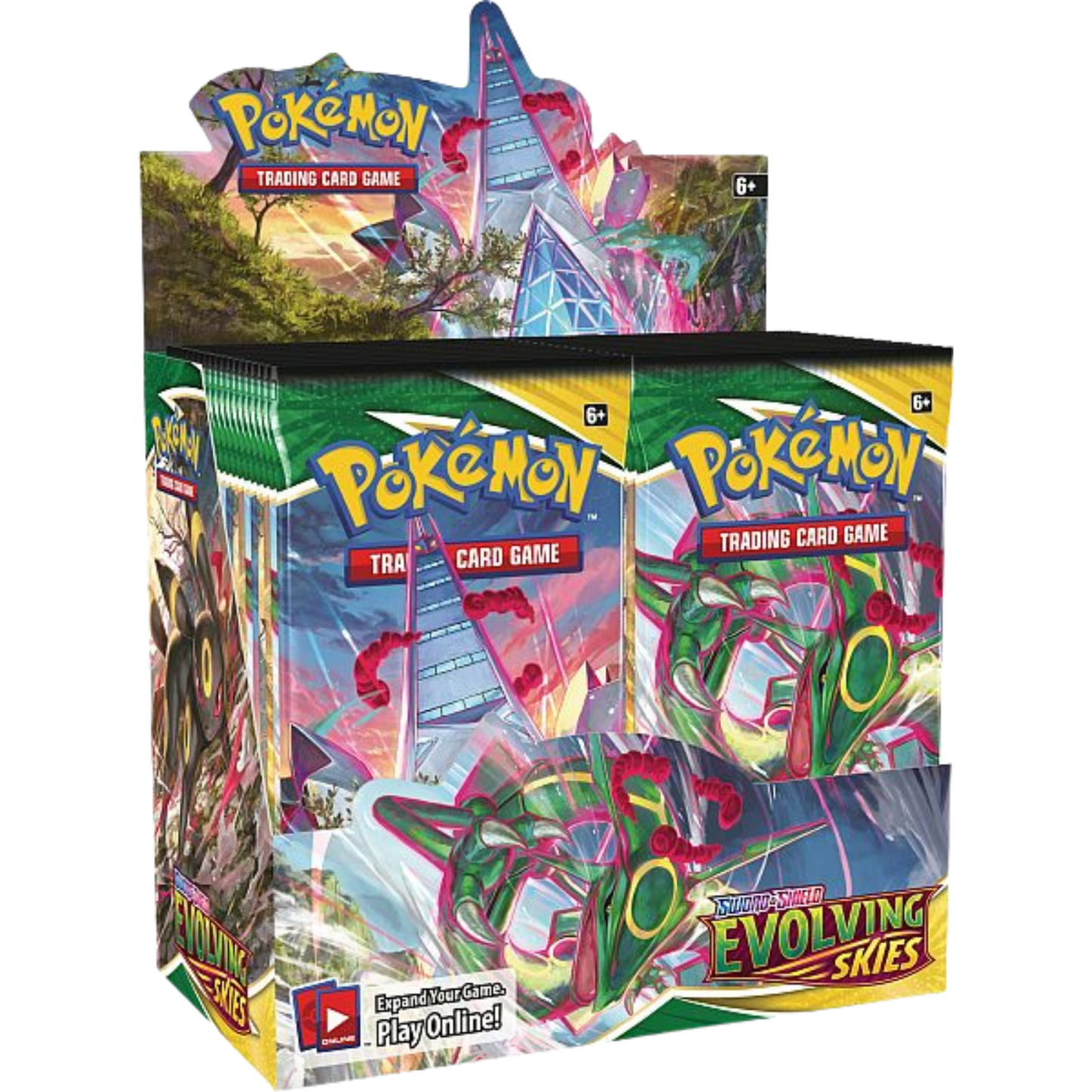 Pokemon Display (Booster Box) - Sword & Shield: Evolving Skies - 36 Boosters