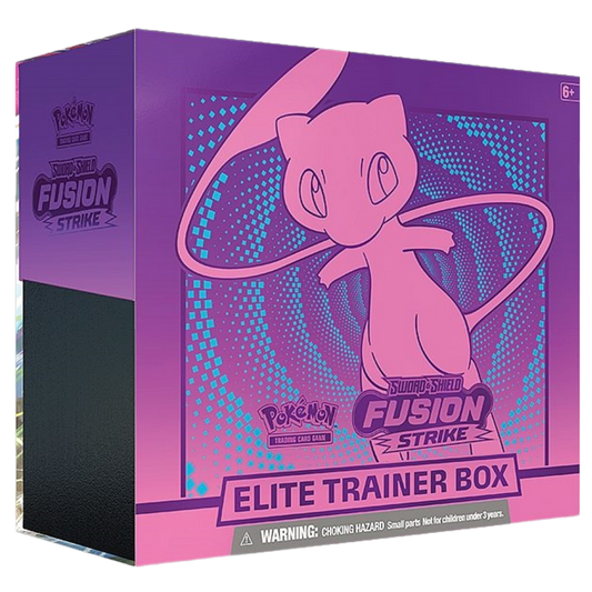 Pokemon Sword & Shield: Fusion Strike Elite Trainer Box (Mew)